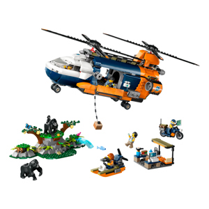 Lego Jungle Explorer Helicopter at Base Camp 60437